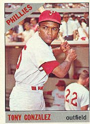 1966 Topps Baseball Cards      478     Tony Gonzalez